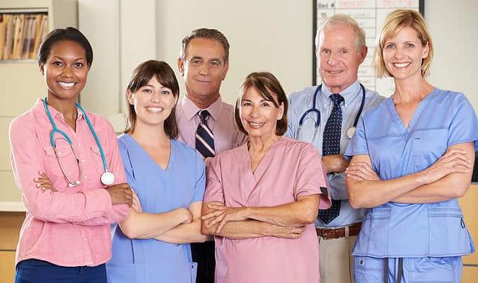 Group of medical professionals